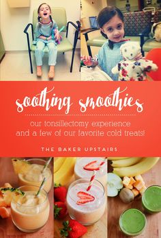 the baker upstairs: our tonsillectomy experience + our favorite healthy smoothie recipes! Tropical Green Smoothie, Toddler Smoothies, Mango Pineapple Smoothie, Healthy Smoothie Recipes, Smoothies For Kids