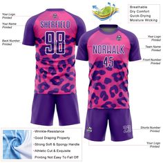 Order the jersey with special name & number you want from our shop, making a vibrant look on the field or daily life! Features: 1. Material: Made from 100% polyester wicking knit with 95% polyester / 5% spandex wicking pinhole mesh 2. Jerseys with sublimation printed name and numbers 3. Moisture-wicking fabric has spongy handle, good draping property and elasticity as well as good dimensional stability and wrinkle-resistance 4. Breathable & Quick-Drying 5. Athletic Cut & Exquisite stitching not easy to fall off 6. Slim fit follows your body's shape closely to let you move freely 7. Ventilated mesh panel insertsy 8. Set includes jersey, shorts with drawstring elastic waistband 9. Tagless Collar offers clean comfort 10. Machine washable, tumble dry low 11 Imported Logo Wear, Soccer Uniforms, Blue Football, Custom Fans, Baseball Shirts, Mesh Panel, Logo Color, Soccer Jersey, Moisture Wicking Fabric