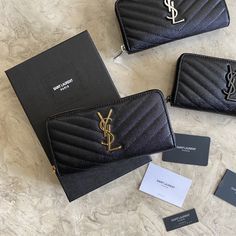 Size: 19 x 9.5 x 2.5 cm / 7.6 x 3.8 x 1 inches Large Leather Bag, Small Leather Bag, Lv Purse, Medium Handbags, Saint Laurent Paris, Lv Handbags, Large Handbags, Lv Belt, Lv Wallet