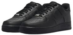 Classic Black Synthetic Basketball Shoes, Black Classic Nike Air Force 1 For Sneaker Matching, Classic Black Custom Sneakers For Sports, Casual Black Lace-up Nike Air Force 1, Casual Black Nike Air Force 1 Lace-up, Nike Air Force 1 Black Casual, Classic Black Nike Air Force 1, Classic Black Nike Air Force 1 Sneakers, Classic Black Nike Air Force 1 With Round Toe