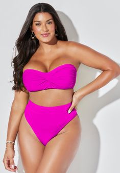 Roaman's Mesh Bra, Swimsuits For All, Sun Tan, Cheeky Bikinis, Tan Lines, Twist Front, Wearing Dress, Dresses For Work, High Waist