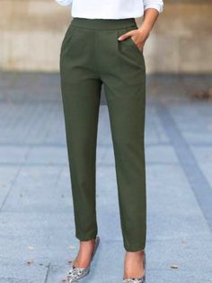 Buy Inexpensive Pants at Zolucky online store, SPU: 294MPA6QC42E, Color: Black Army Green Caramel, Edition type:Loose, Pants Length:Long. Women Rising, Print Kimonos, Loose Shirts, Loose Pants, Tapered Pants, Type Of Pants, Pocket Pants, Belleza Natural, Straight Leg Pants