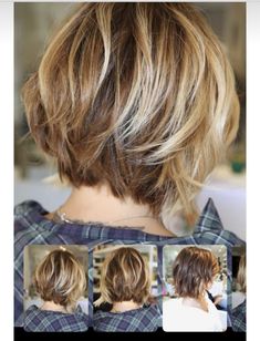 Thick Short Hair Cuts, Day Hairstyles, Blonde Bob Hairstyles, Collection Ideas, Chin Length Hair, Hair Inspiration Short, Short Hairstyles For Thick Hair