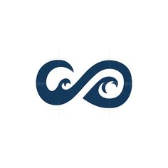 the letter o is made up of two wavy waves