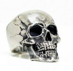 Pinterest Skull Rings For Men, Rings For Men Silver, Biker Rings Mens, Silver Celtic Rings, Biker Ring, Skull Wedding Ring, Mens Skull Rings, Skull Rings, Skull Wedding