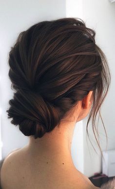 Bridal Chignon, Chignon Hairstyle, Updo Bridal, Messy Updo, Bridal Hair Updo, Updo Hairstyle, Hairstyles Updo, Hairstyles Wedding, Peinados Fáciles Para Cabello Corto