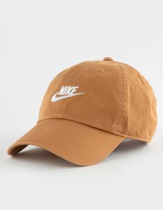 Nike Club Strapback Hat. Nike Logo Embroidery On Front. 6-Panel Strapback Hat. Curved Visor. 100% Cotton. Machine Wash. Imported. Nike Casual Snapback Hat For Baseball Season, Nike Adjustable Dad Hat With Curved Brim, Nike Outdoor Hat With Curved Visor, Casual Nike Snapback For Baseball Season, Nike Curved Bill Baseball Cap For Outdoor, Nike Adjustable Dad Cap, Nike Casual Adjustable Snapback Hat, Nike Casual Snapback Trucker Hat, Casual Nike Adjustable Snapback Hat