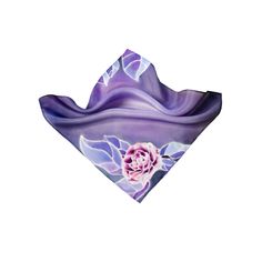 This unique purple pocket square is hand-drawn on natural silk. 🥀 The camellia flower adorns this sophisticated men's accessory. 🥀 Using different folding methods, you can get just a purple edge or a flower with red petals. You can create different styles of clothing with just one small pocket square. 🥀 This men's accessory is painted with special dyes for silk. Which after painting are securely fixed. If necessary, the pocket square can be washed, the colors will be preserved. An excellent g Artistic Purple Silk Scarf Gift, Purple Silk Scarf As A Gift, Mens Handkerchief, Great Grandma Gifts, Handkerchief Men, Red Petals, Camellia Flower, Silk Scarf Painting, Hand Painted Silk Scarf