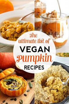 the ultimate list of vegan pumpkin recipes