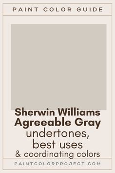 sheryln williams's gray paint color guide