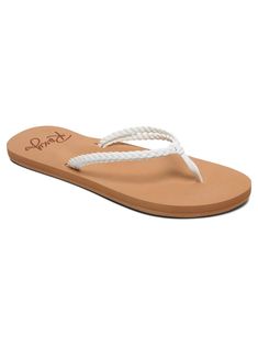 PRICES MAY VARY. Upper: Multi-strap synthetic Footbed: Soft EVA with etched Roxy script Outsole: Rubberlon Order one size up if in between sizes Casual Beach Sandals, Pool Shoes, Roxy Shoes, Roxy Women, Skateboard Art, Braided Strap, Brown Sandals, Beach Sandals