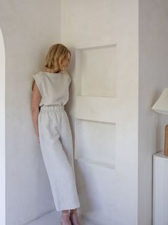 Resort Casual, Signature Styles, Everyday Pants, Wide Leg Cropped Pants, Linen Textile, Organic Linens, Linen Pants