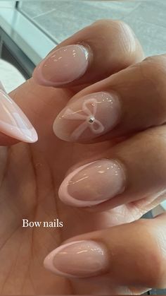 Teen Nails, Bow Nails, Cute Simple Nails, Nagel Tips, Summery Nails, Girly Acrylic Nails, Girls Nails