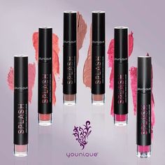 Splash Younique, Beauty Post Ideas, Classic Eyelash Extension, Younique Lipstick, Lip Sticks