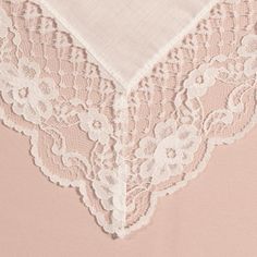 "This white ladies linen handkerchief has a full 2\" border of our Bridal Dress Lace making this a very special handkerchief indeed! Perfect for Brides, for a Confirmation ceremonies, Graduates, or just because, you will find many gift giving opportunities for this beautiful handkerchief. The lace used for this handkerchief matches exactly the laced found in our Bridal Dress Handkerchief Wedding Favor where this handkerchief has been fashioned into a clever and charming wedding gown!" Handkerchief Wedding Favors, Upcycled Wedding Dress, Handkerchief Wedding, Charming Wedding, Bridal Dresses Lace, Handkerchief Dress, Lace Making, Bridal Lace, Dress Lace