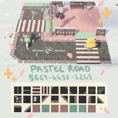 an advertisement for pastel road is shown here