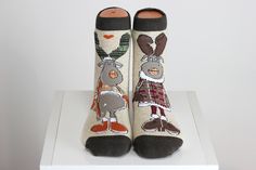 $17 Womens Girls Deer Novelty Socks Cabin Cute Animal Cartoon Funny Casual Soft Cotton Worldwide free shipping Christmas Gift Xmas Socks, Cute Animal Cartoon, Baby Barbie, Red Socks, Gift Logo, Animal Funny, Cartoon Funny