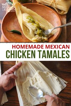 homemade mexican chicken tamales are the perfect way to use up leftover tortillas