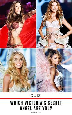 Which Victoria's Secret Angel are you? Take the quiz to find out! Victoria's Angels, Funny Quiz, Victoria's Secret Angels, Victoria Secret Model, Vs Models