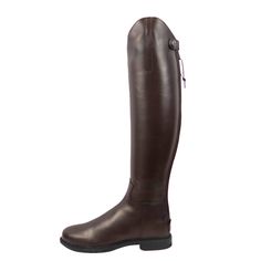 TuffRider Men's Baroque Dress Boots are traditionally styled tall boots perfect for the male rider looking for comfort and convenience in an affordable, well made boot. Features include a Spanish top, a round toe, and a back zipper with snap closure for added security. The elastic gussets increase freedom of movement and perfect fit. TuffRider offers an amazing line of equestrian footwear and apparel for men, ladies, and kids. Get excellent quality and fashion forward styles that won't break the