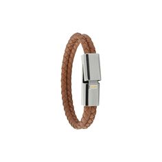 ERCKO's Leather & Metal Clasp Bracelet. Large. Lightning Cable. Brown. Clasp Bracelet, Lightning Cable, Handcrafted Artisan Jewelry, Bracelet Clasps, Bracelets And Charms, Artisan Jewelry, Iphone 12, Jewelry Watches, Jewelry Bracelets