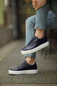 Product: Navy Blue Laceless Slip-On Sneakers Collection: Spring – Summer 2022 Color code: Navy Blue Shoes sole: Eva Rubber Inner Lining: Calf Skin Lining Shoes Material: Leather Available Size: 39-40-41-42-43-44-45 Package Include: Shoes

Product: Navy Blue Laceless Slip-On Sneakers

Collection: Spring – Summer 2022

Color code: Navy Blue

Shoes sole: Eva Rubber

Inner Lining: Calf Skin Lining

Shoes Material: Leather

Available Size: 39-40-41-42-43-44-45

Package Include: Shoes Blue Leather Casual Slip-on Sneakers, Casual Blue Leather Slip-on Sneakers, Navy Slip-on Sneakers With Round Toe, Blue Leather Slip-on Sneakers, Navy Slip-on Sneakers For Spring, Mens Dress Shoes Guide, Loafers Boots, Navy Blue Shoes, Elegant Shoes