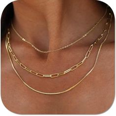 Material: 14k Gold Plated Hypoallergenic Lead & Nickle Free Tarnish Free Length: 14” & 16.5” With 2” Extender 3pc Necklace Set Gold Chain Choker, Stacked Necklaces, Dainty Gold Necklace, Gold Necklace Women, Gold Necklace Layered, Chain Choker Necklace, Faux Pearl Necklace, Gold Tone Necklace, Simple Necklace