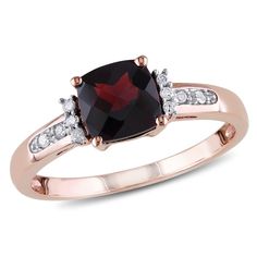 Rose Gold Cocktail, Accent Engagement Ring, Garnet And Diamond Ring, Gold Cocktail Ring, Gold Cocktail, Garnet Stone, Garnet Rings, Garnet Gemstone, Red Garnet