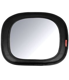 a close up of a car mirror on a white background with no people in it