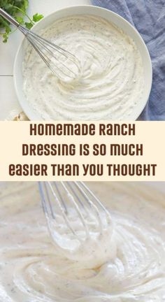 homemade ranch dressing is so much easier than you thought