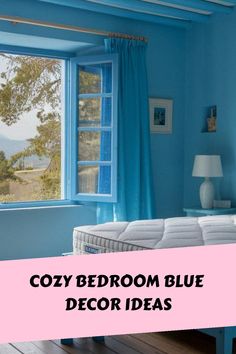 Cozy Bedroom Blue Decor Ideas Fall Bedroom Ideas, Plush Bedding, Bedroom Blue