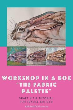 the front cover of workshop in a box featuring an image of a rabbit and other animals