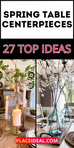 Create unforgettable spring table centerpieces with a blend of modern and primitive styles for your dining room or church setting. These DIY budget ideas feature rustic elements like dough bowls and trays, ideal for home decor or wedding themes. Explore boho and vintage inspirations that make spring gatherings stylish and affordable.