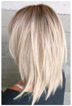 Blond Hairstyles, Hair Cuts 2017, Medium Length Hair With Layers, Long Blonde, 2020 Trends, Mid Length Hair