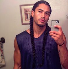 Professional Hairstyles For Men, Native American Actors, Native American Men, Native American Peoples, Hairstyle Look, Afro Punk, American Beauty, Long Hair Styles Men