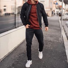 Mens Fashion Wear, Streetwear Mode, Mens Formal Wear, Men's Health, Jackets Men Fashion