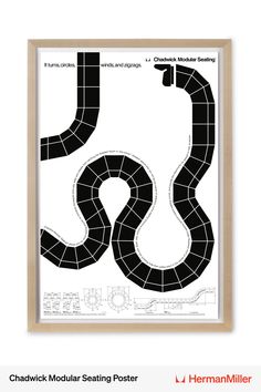 An image of the Chadwick Modular Seating Poster designed by Steve Frykholm for Herman Miller Standing Desk Office, Modular Seating