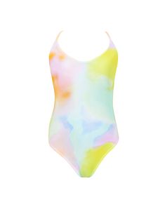 Introducing our Sunrise Juliette One Piece – a whimsical staple for her swimwear wardrobe. This bright suit features slender spaghetti straps and offers a polished silhouette. It's the perfect combination of classic style and comfort for any young swimmer with a flair for elegance. Children Swimwear Bikinis, Playful Multicolor Ruffled Swimwear, Playful Multicolor One-piece Swimwear, Summer Moisture-wicking Multicolor Swimwear, Kids Swimsuits Bikinis Size 7/8, Women's Swimwear, Final Sale, Spaghetti Strap, Classic Style