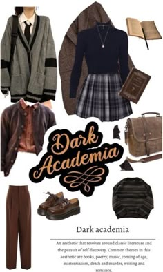 Dark academia is an aesthetic style that draws inspiration from classic literature, academia, and intellectual pursuits. A combination of vintage and preppy elements with a darker color palette.  Our style bundles include a variety of thrifted fashions (see list of fashions & accessories in last photo of listing) and accessories that match the aesthetic of your chosen style box.  If there is anything you specifically want (or don't want) please be sure and let us know on our style box form (Example: I only want short sleeve shirts in my style bundle or I don't want jeans in my bundle, etc)    Our style bundles are put together with authentic vintage fashions and accessories exclusively. Every style bundle is unique and will be curated for you.  ⭐️⭐️ You can help us send you the ideal style Dark Academia Witch Aesthetic Outfit, Cute Academia Outfits, Dark Academia Clothes Aesthetic, Preppy Academia Outfits, Colorful Academia Aesthetic, Corporate Alternative Fashion, Grunge Work Outfit, Witchy Academia Outfit, Dark Academia Aesthetic Style