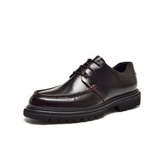 BeauToday Classic Leather Dress Shoes for Men