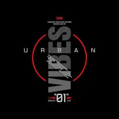 the logo for urban, an event that is being held in front of a black background