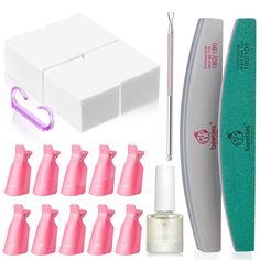 PRICES MAY VARY. PROFESSIONAL GEL NAIL POLISH REMOVER KIT - Includes 10pcs gel nail polish remover finger clips, 450 pcs lint free nail wipes, 1pc nail file grits 100/100, 1pc nail file grits 180/180, 1pc cuticle pusher, 1pc nail cleaner brush and 1pc cuticle oil. EASY REMOVE GEL POLISH - Just only 5 steps, Grind, Wrap, Clip, Scratch, Polish, Moisturize. The tools you need for each steps are included, remove gel nail polish easily without going to salon. CUTICLE OIL CARE YOUR HANDS - The natural Beetles Gel Polish, Gel Nail Polish Remover, Remove Gel Polish, Gel Nail Removal, Buff Nails, Gel Remover, Gel Nails At Home, Nail Remover, Nail Polish Kits