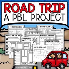 the road trip project is an easy way to help students learn how to read and write