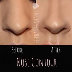 Makeup Nose, Make Up Diy, Mascara Hacks, Nose Contour, Nose Makeup, Makeup Tip, Nose Contouring