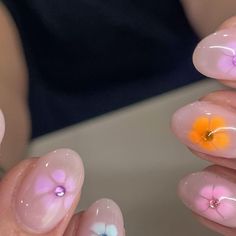 Noelle || Utah Nail Tech 💓 on Instagram: "blooming gel flowers 🌸 !!  #nails #nailart #nailartist #nailinspo #nailsofinstagram #naildesign #florida #floridanailtech #miamidalecounty #miamidalecountynails #miaminailtech #miaminails #universityofmiami #handpaintednailart #luminary #luxa #provonailartist #nailsofmiami #boycottboringnails" Blooming Gel Nails French Tip, Blooming Gel Nail Art Flower, Blooming Nails Design, Blooming Gel Flower Nails, Blooming Flower Nails, Blooming Gel Flowers, Blooming Gel Designs, Blooming Nail Art, Bloom Nails