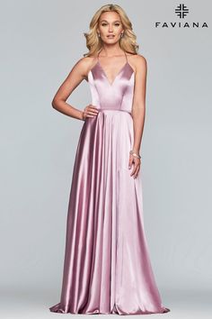 Faviana S10209. Charmeuse Grad Dresses Short, Grad Dresses Long, Charmeuse Dress, Dress Couture, Prom Dresses 2019, Couture Candy, Grad Dresses, Chiffon Gown