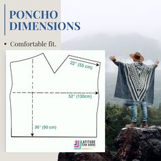 Poncho - Southwestern style - Versatile: Whether you are looking for something to wear camping or on a hike or for a unique piece to wear out with friends or to a special occasion, this poncho is guaranteed to meet your needs. Perfect gift for him or her. - High quality: Alpaca wool has been recognized internationally for it´s high quality. It is hypoallergenic, extremely soft, surprisingly warm and lightweight. You can be sure that a product made from alpaca will be durable and will keep you wa Oversized Bohemian Outerwear For Outdoor, Bohemian Oversized Outerwear For Outdoor, Oversized Bohemian Poncho For Outdoor, One Size Outdoor Poncho Cape, One Size Poncho Cape For Outdoor, One Size Poncho For Outdoors, Bohemian Poncho For Outdoor, One Size, Bohemian Poncho For Outdoor, Grey Poncho