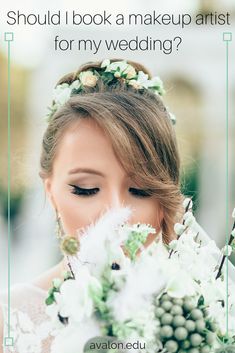 a woman with flowers in her hair and text that reads, why spring wedding are the best home designs