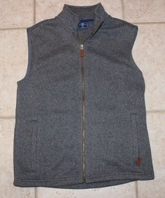 NWOT Vineyard Vines Mens XS Grey Full Zip Sleeveless Vest Jacket New without tag.  Super nice! Shop my Ebay store by size with ease. Simply click on my Store Icon, choose the category you are shopping (i.e. Boys Clothing) then simply click on the size you are shopping for (i.e. Size 6). Everything I have in that size is listed in a couple of simple clicks. I try and describe each item as honestly as I can and disclose any irregularities as I see them. Please email me with any questions BEFORE bi Gray Sleeveless Vest Outerwear, Classic Sleeveless Outerwear For Outdoor, Classic Outdoor Vest, Classic Sleeveless Vest For Outdoor, Gray Sleeveless Vest For Outdoors, Gray Sleeveless Vest For Outdoor, Functional Sleeveless Vest For Fall, Sleeveless Vest Jacket, Store Icon