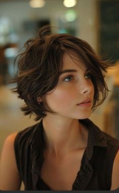 Cool Hairstyles For Girls, Hair Mistakes, Hair Inspiration Short, Messy Short Hair, Haircuts For Wavy Hair, Short Wavy Hair, Short Wavy, Short Hair Haircuts, Hair Today